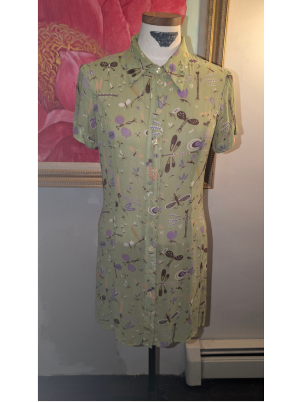 Rare hrf 1997 spring Betsey Johnson mini dress size large